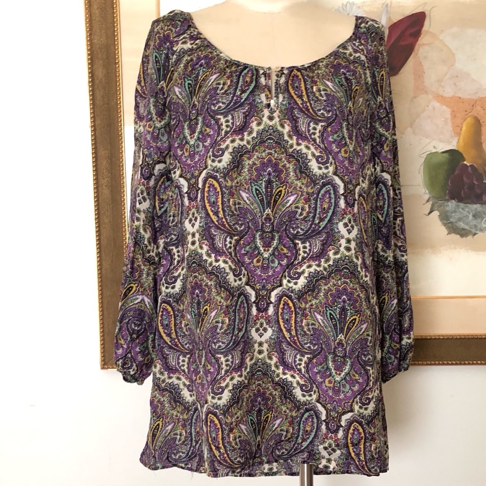 J Crew Silk Tunic Top S
